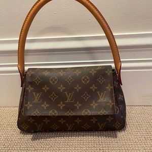 LOUIS VUITTON Monogram Canvas Mini Looping Bag